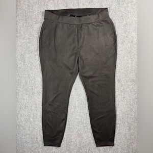 Torrid Black Faux Suede Pull-On Leggings Size 2